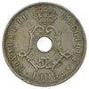 Belgium 1909 French 25 Centimes Almost Uncirculated (AU-50)