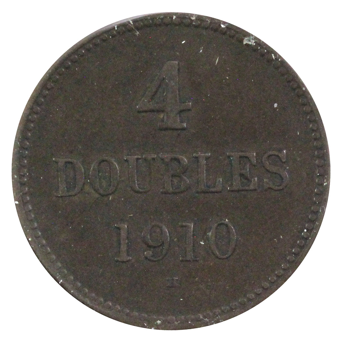 Guernsey 1910H 4 Doubles Extra Fine (EF40)