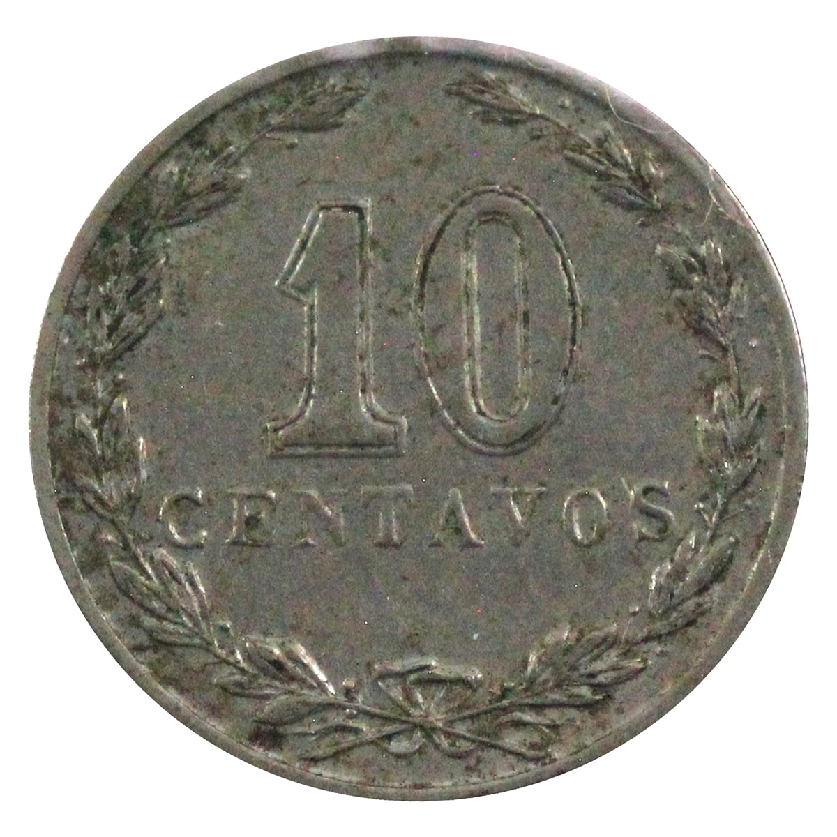 Argentina 1911 10 Centavos Extra Fine (EF-40)