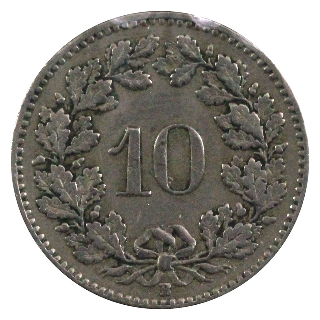 Switzerland 1913B 10 Rappen VF-EF (VF30)
