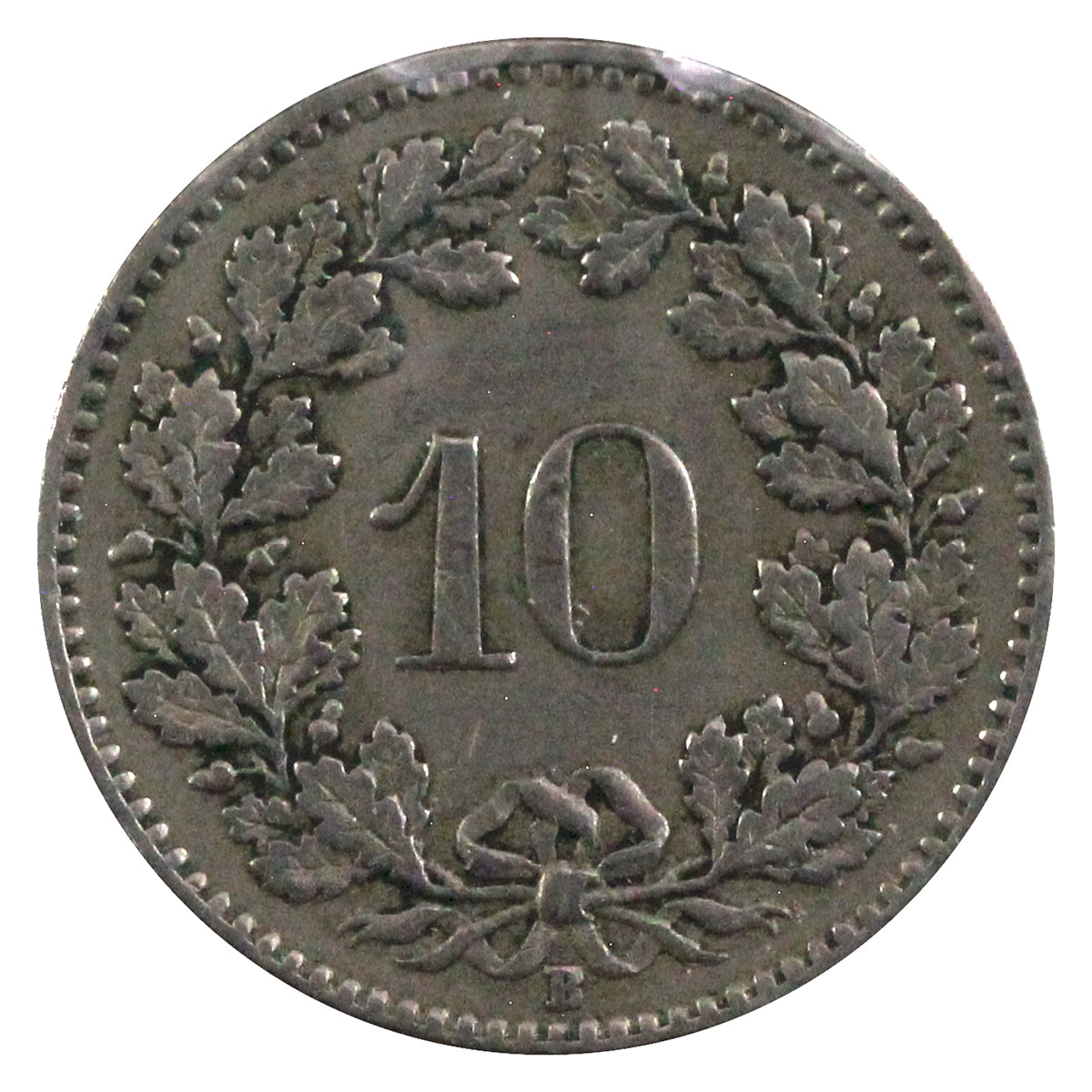 Switzerland 1913B 10 Rappen VF-EF (VF30)