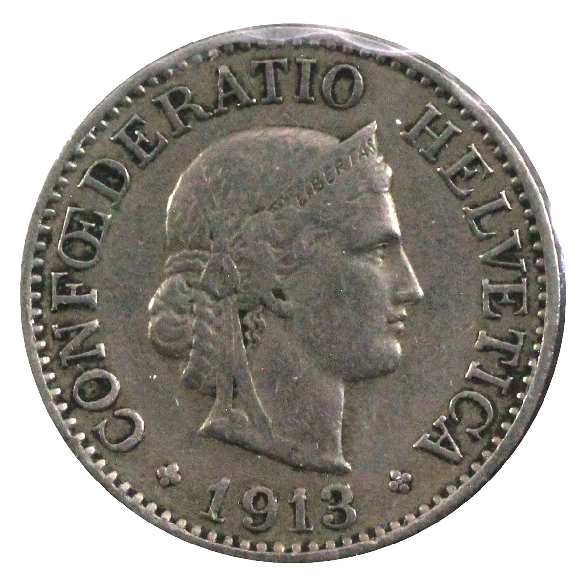 Switzerland 1913B 10 Rappen VF-EF (VF30)