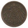 German Empire 1913A 2 Pfennig Almost Uncirculated (AU50)