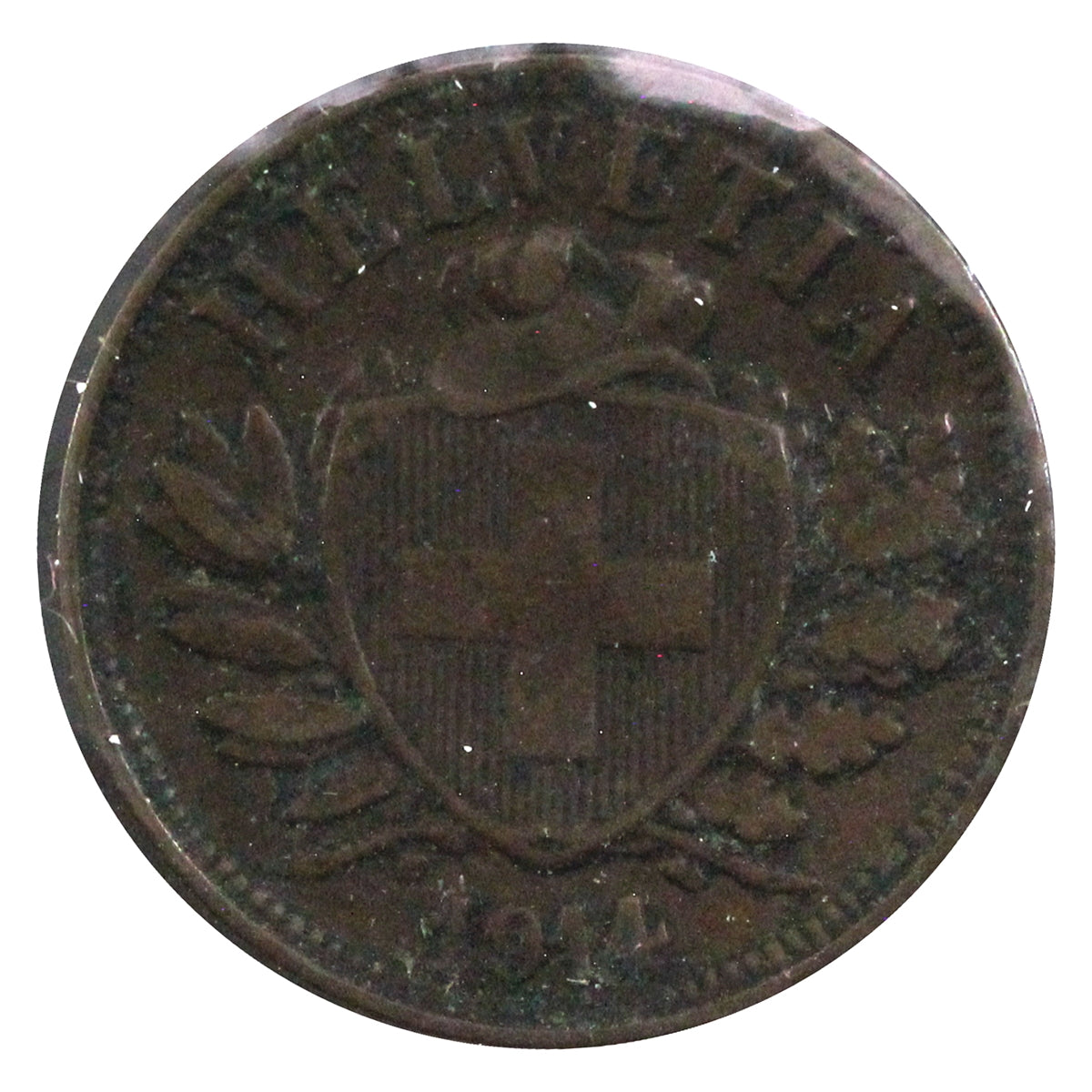 Switzerland 1914B 2 Rappen Extra Fine (EF40)