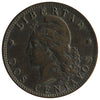 Argentina 1890 2 Centavos Extra Fine (EF-40)