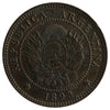 Argentina 1893 Centavo Extra Fine (EF-40)