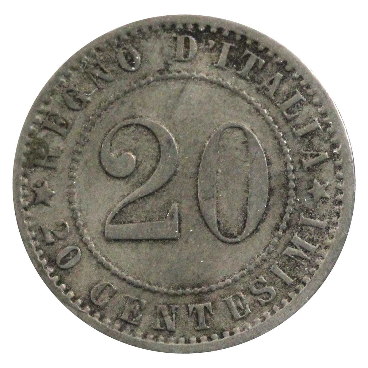 Italy 1895R 20 Centesimi Very Fine (VF20)