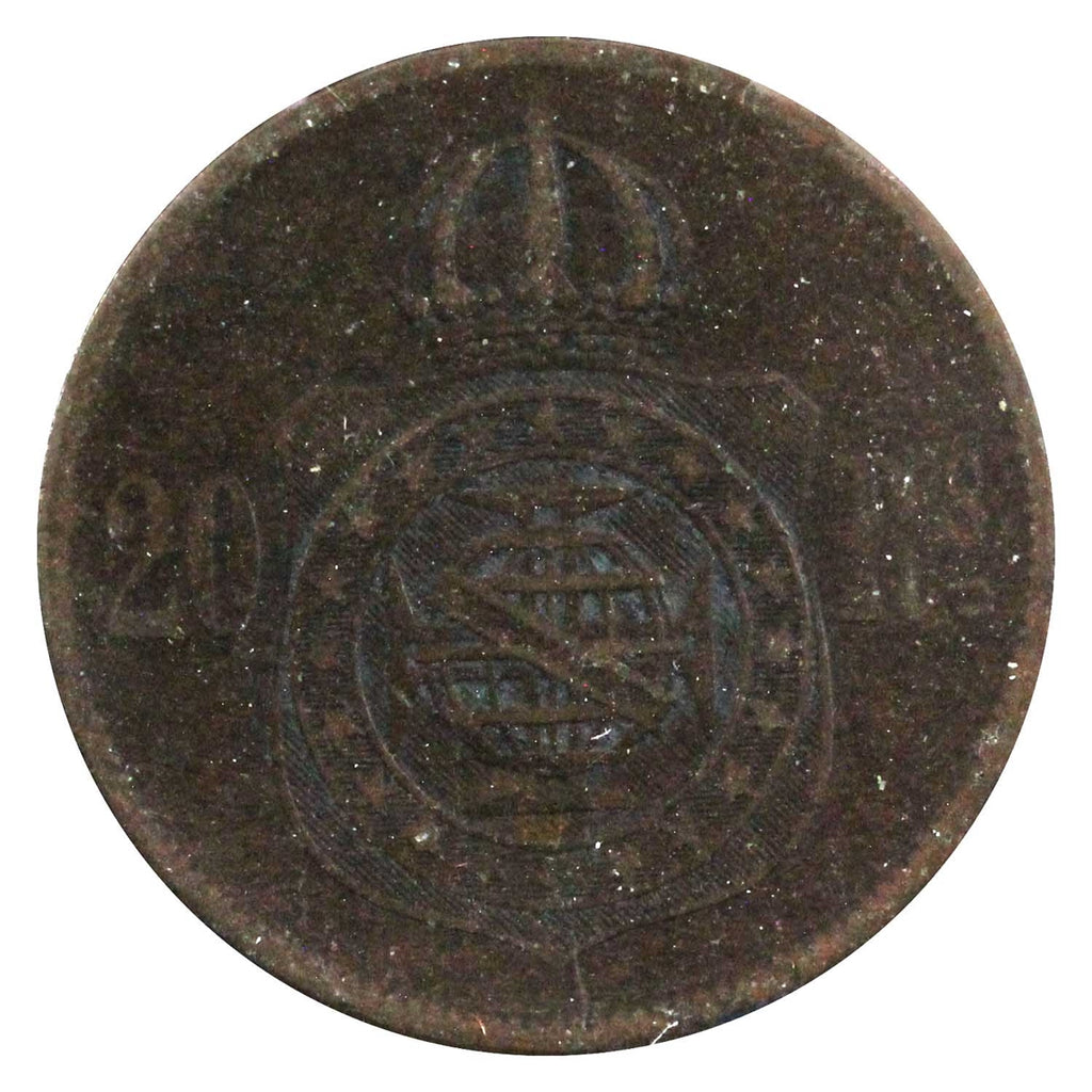 Brazil 1869 20 Reis VF-EF (VF30)