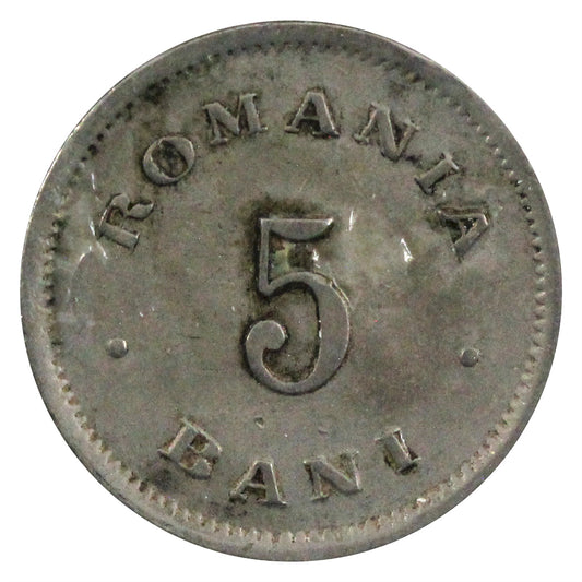 Romania 1900 5 Bani Almost Uncirculated (AU-50) $
