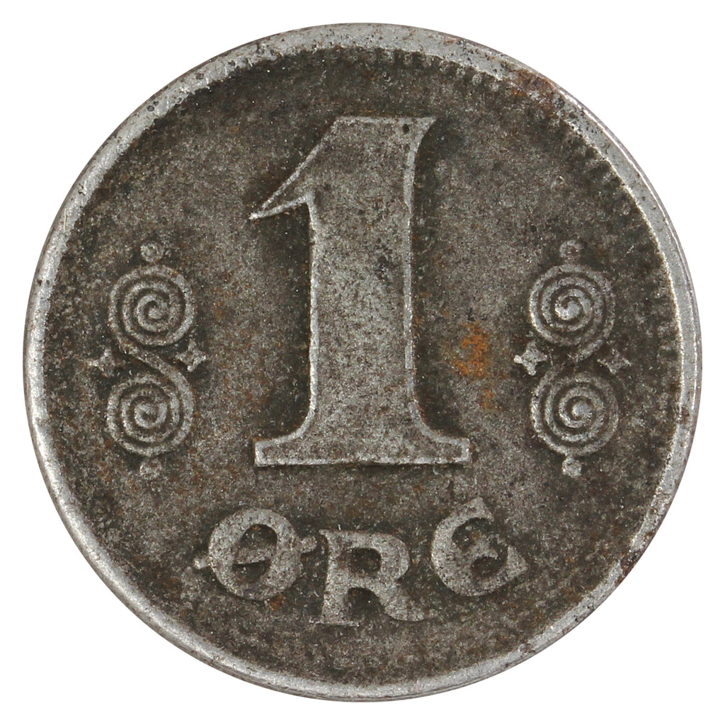 Denmark 1918VBPGJ Ore EF-AU (EF45)