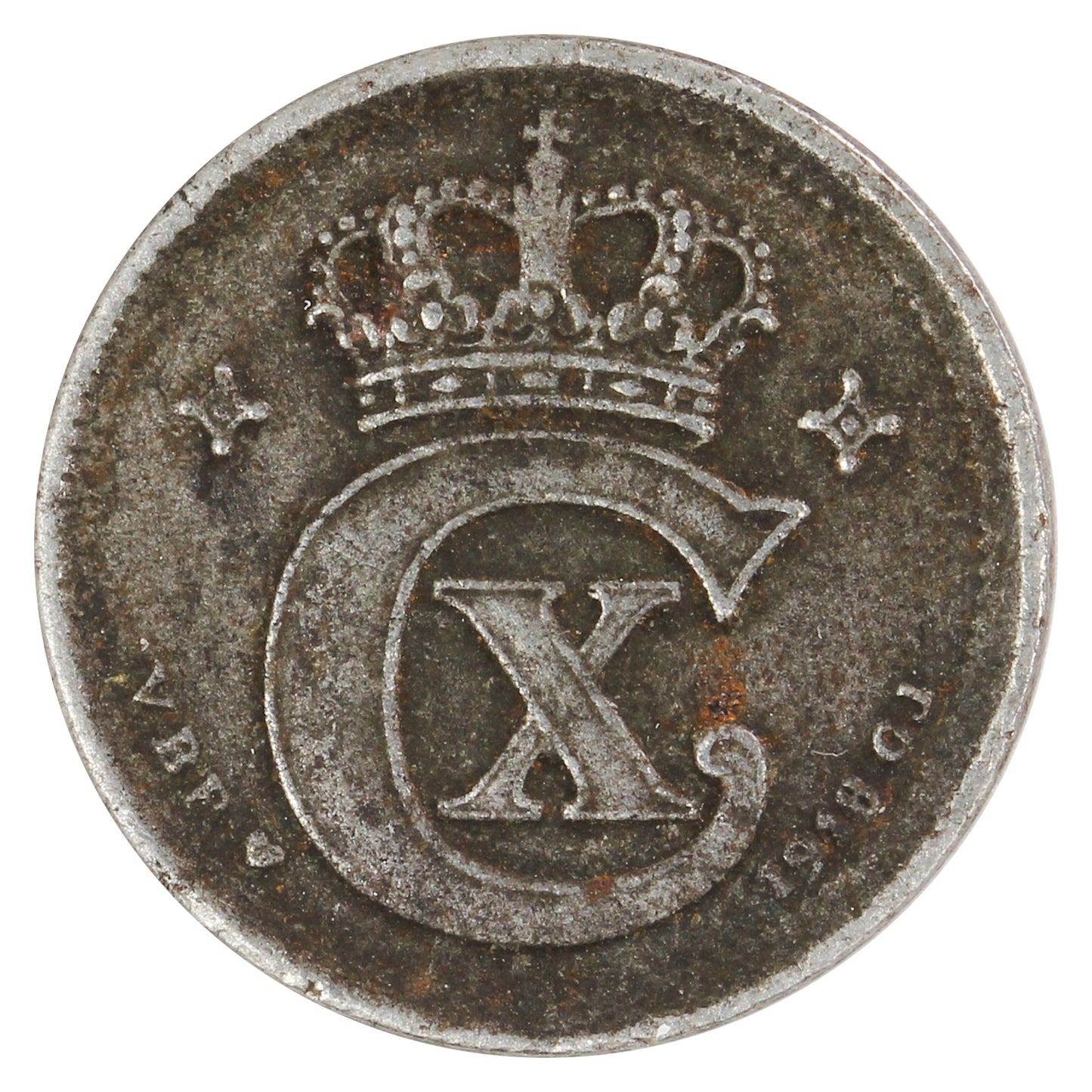 Denmark 1918VBPGJ Ore EF-AU (EF45)