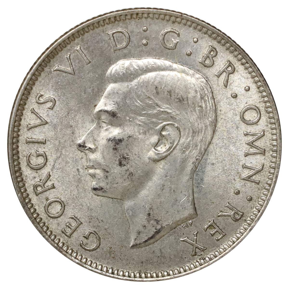 Great Britain 1945 Florin Almost Uncirculated (AU50)