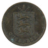 Guernsey 1889H 4 Doubles Almost Uncirculated (AU50)