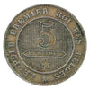 Belgium 1861 5 Centimes Extra Fine (EF40)