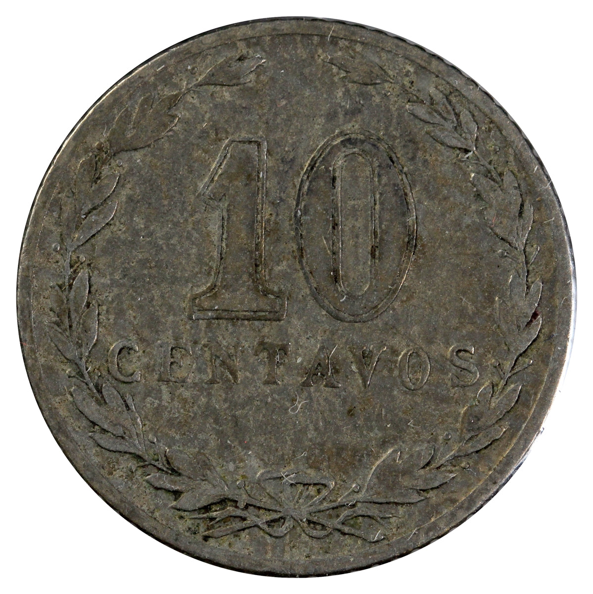 Argentina 1906 10 Centavos VF-EF (VF-30)