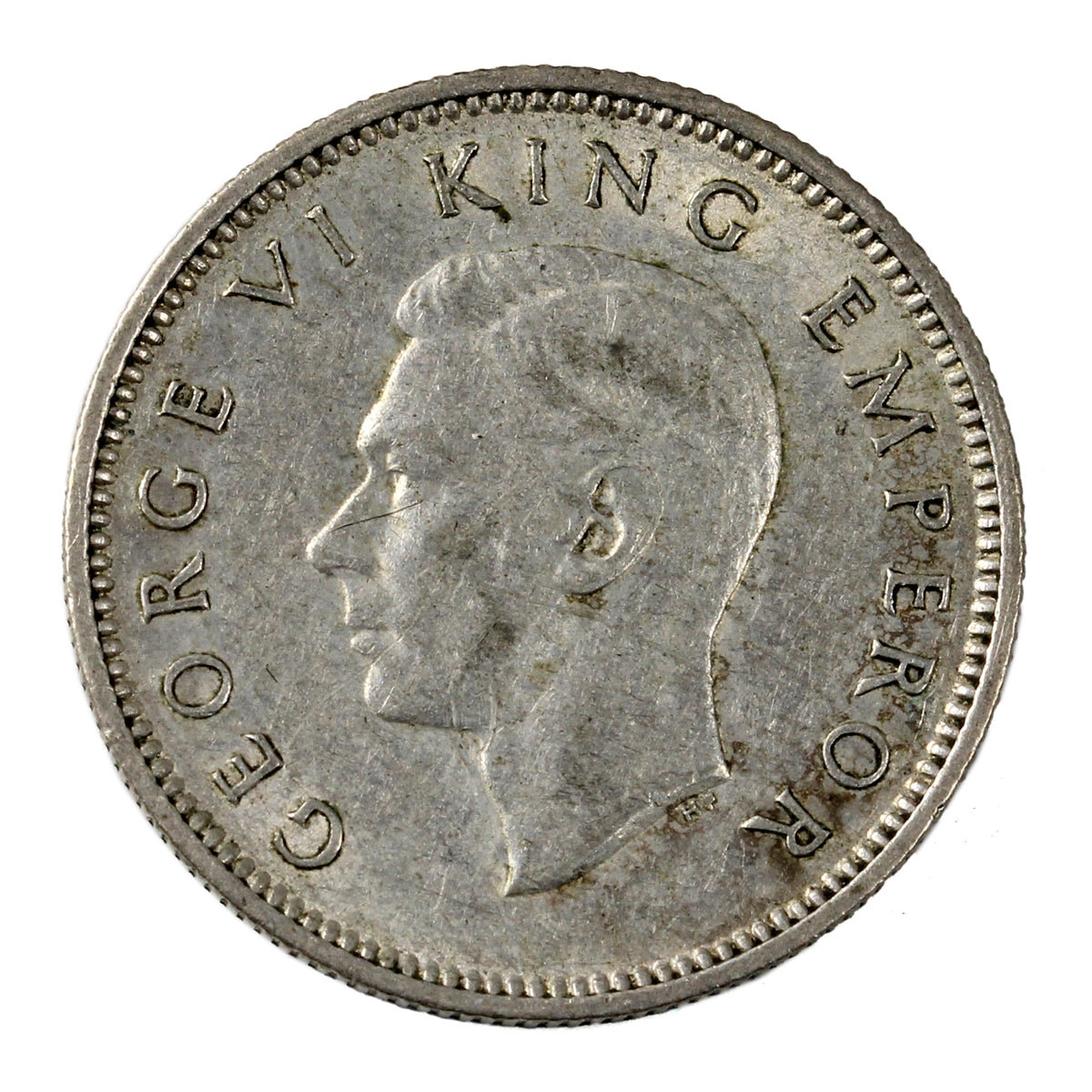 New Zealand 1943 6 Pence Extra Fine (EF-40)