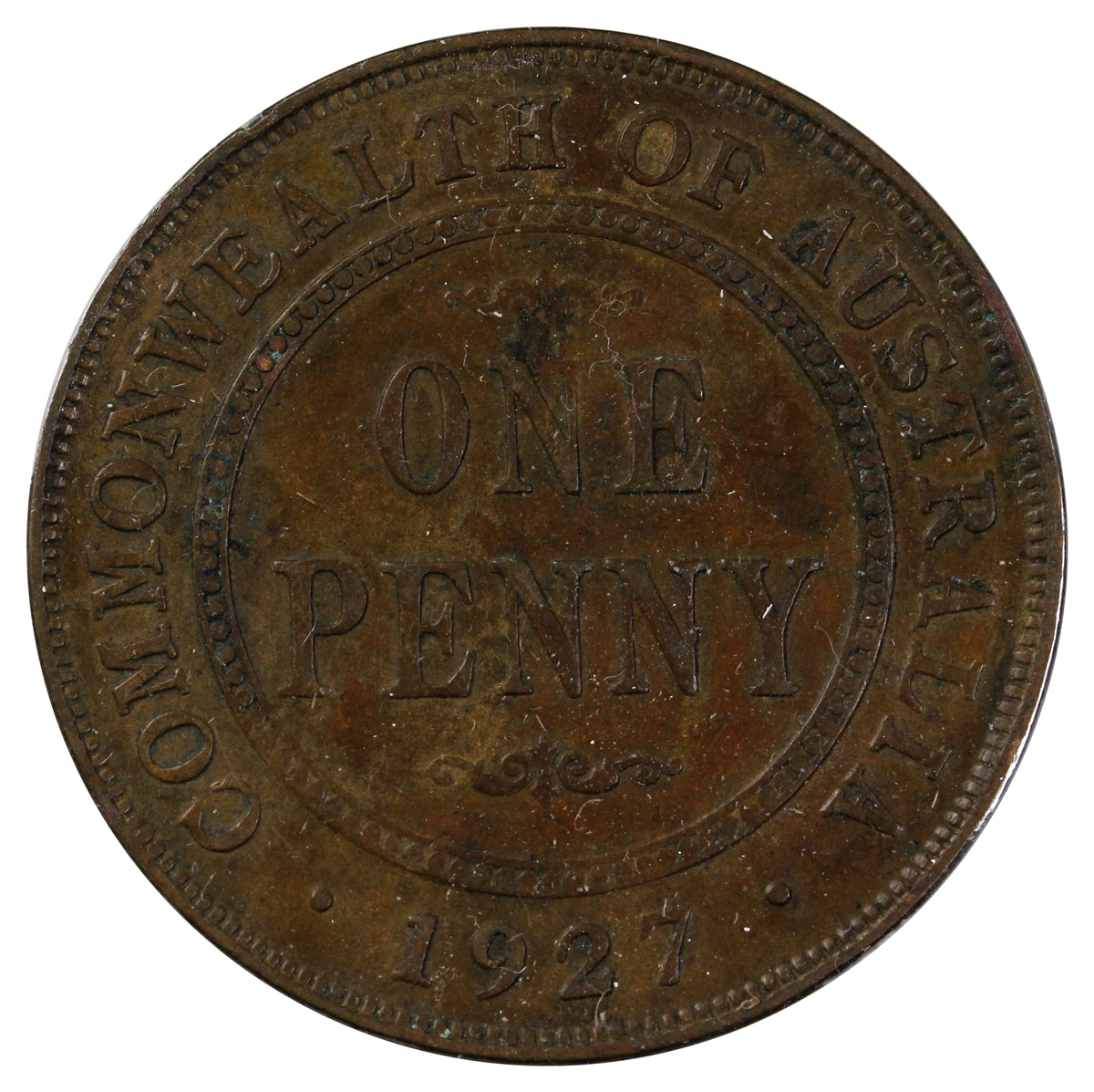 Australia 1927 Penny VF-EF (VF-30)