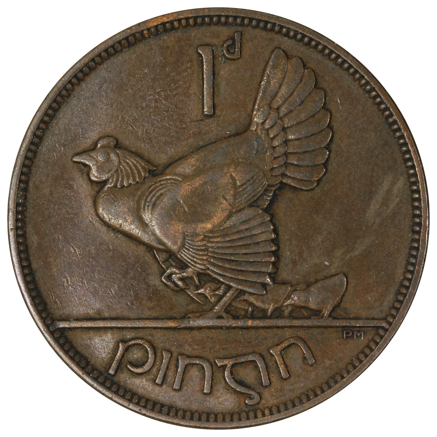 Ireland 1928 Penny Extra Fine (EF40)