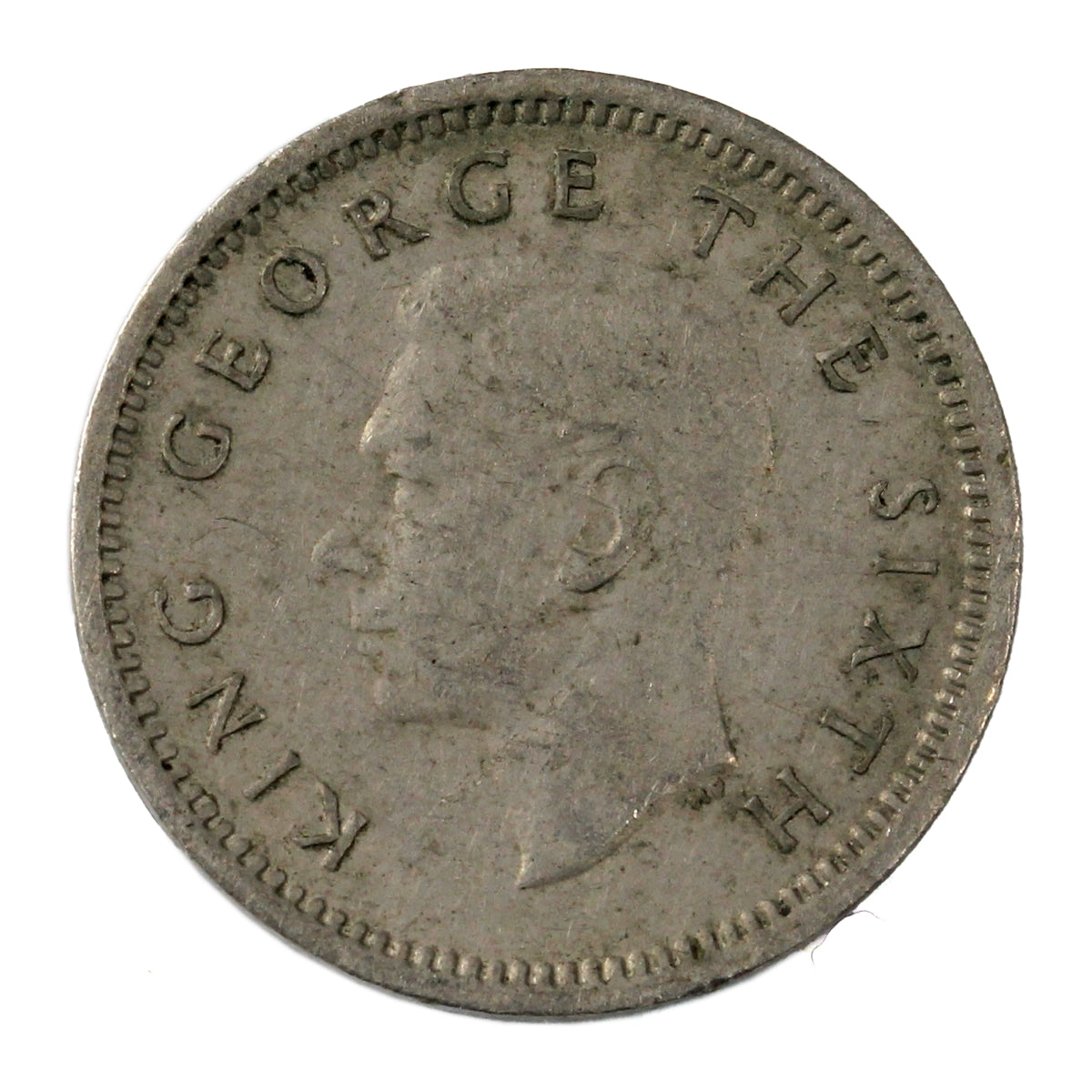 New Zealand 1950 3 Pence Extra Fine (EF-40)