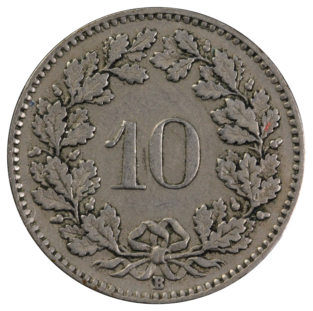 Switzerland 1926B 10 Rappen Extra Fine (EF40)