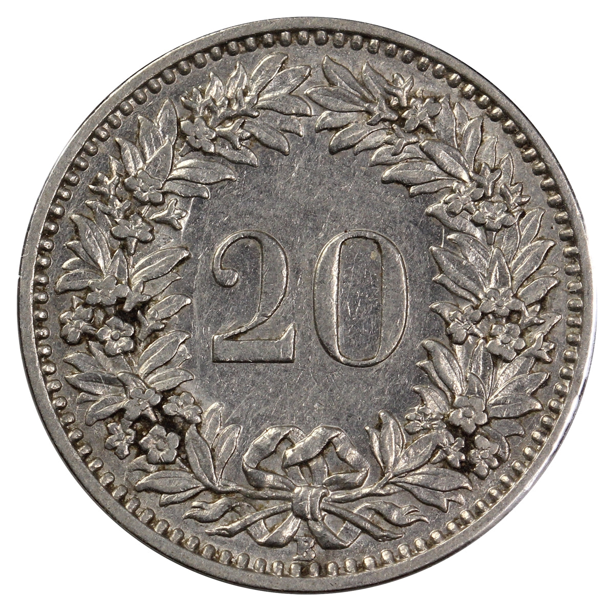 Switzerland 1927B 20 Rappen Extra Fine (EF40)