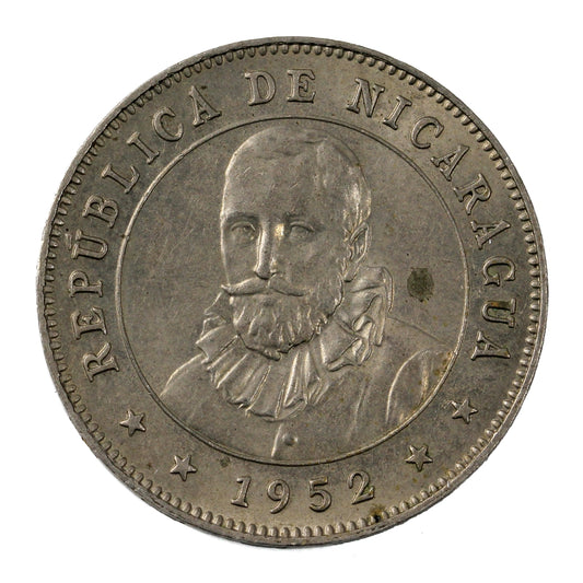 Nicaragua 1952 25 Centavos Uncirculated (MS-60)