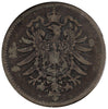 German Empire 1876D Mark VF-EF (VF30)