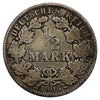 German Empire 1906G 1/2 Mark Extra Fine (EF40) $