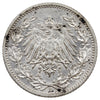 German Empire 1906E 1/2 Mark Almost Uncirculated (AU50)
