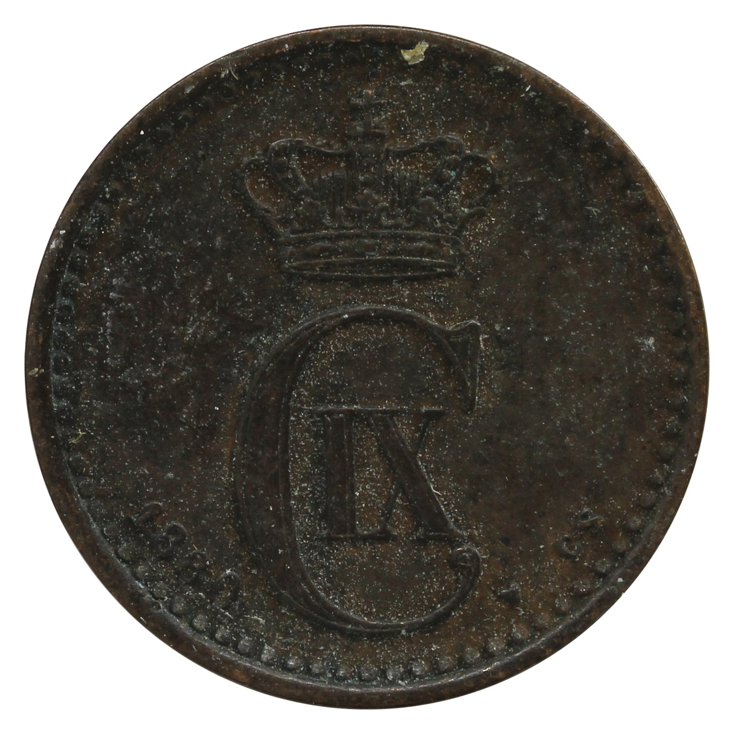 Denmark 1880 Ore Extra Fine (EF40)