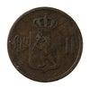 Norway 1889 2 Ore Extra Fine (EF-40)