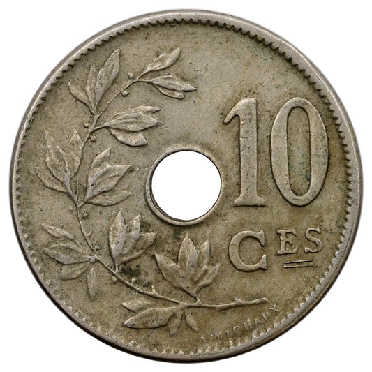 Belgium 1906 10 Centimes Extra Fine (EF-40)