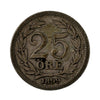 Norway 1899 25 Ore F-VF (F-15)