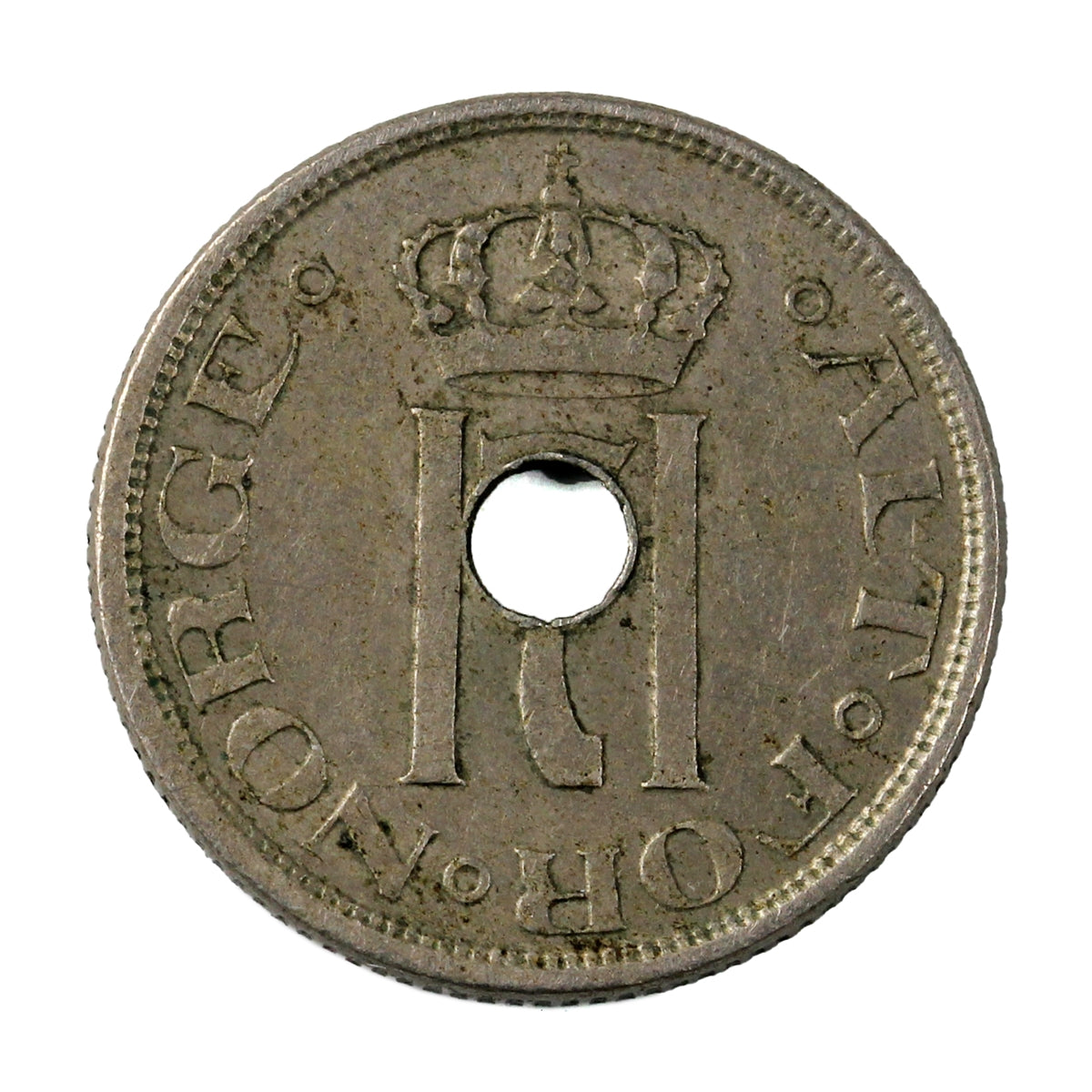 Norway 1923 25 Ore VF-EF (VF30)