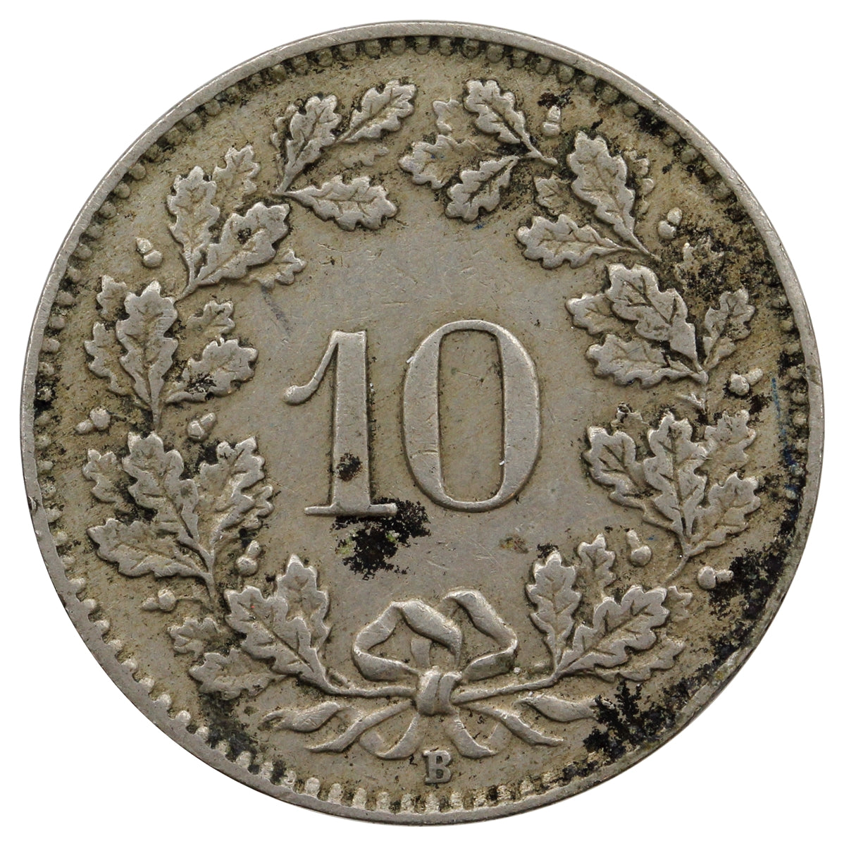 Switzerland 1927B 10 Rappen Extra Fine (EF40)