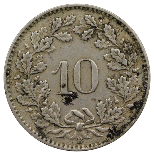 Switzerland 1927B 10 Rappen Extra Fine (EF40)