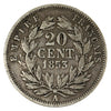 France 1853A 20 Centimes Very Fine (VF20)