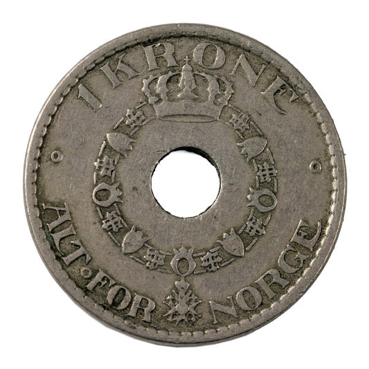 Norway 1925 Krone VF-EF (VF-30)