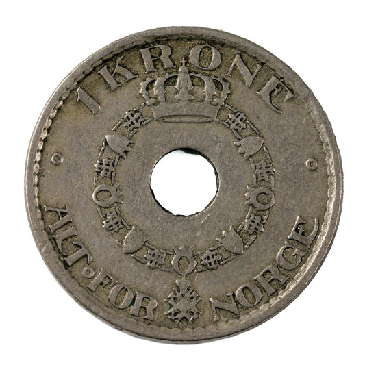 Norway 1925 Krone Very Fine (VF-20)