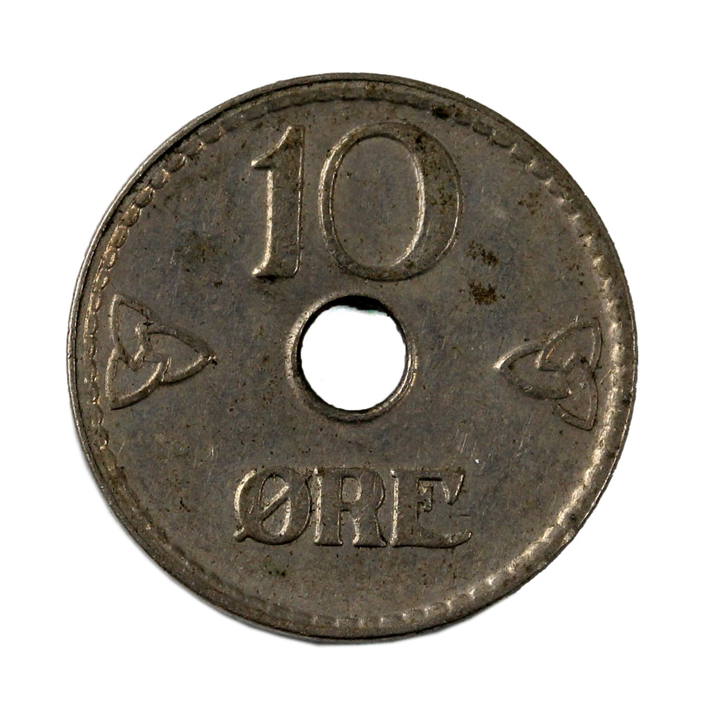 Norway 1926 10 Ore Extra Fine (EF-40)