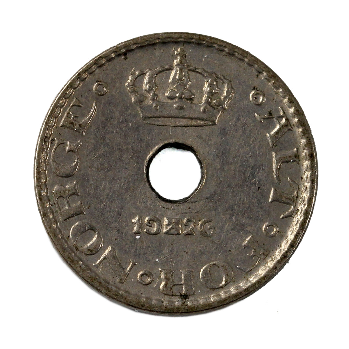 Norway 1926 10 Ore Extra Fine (EF-40)