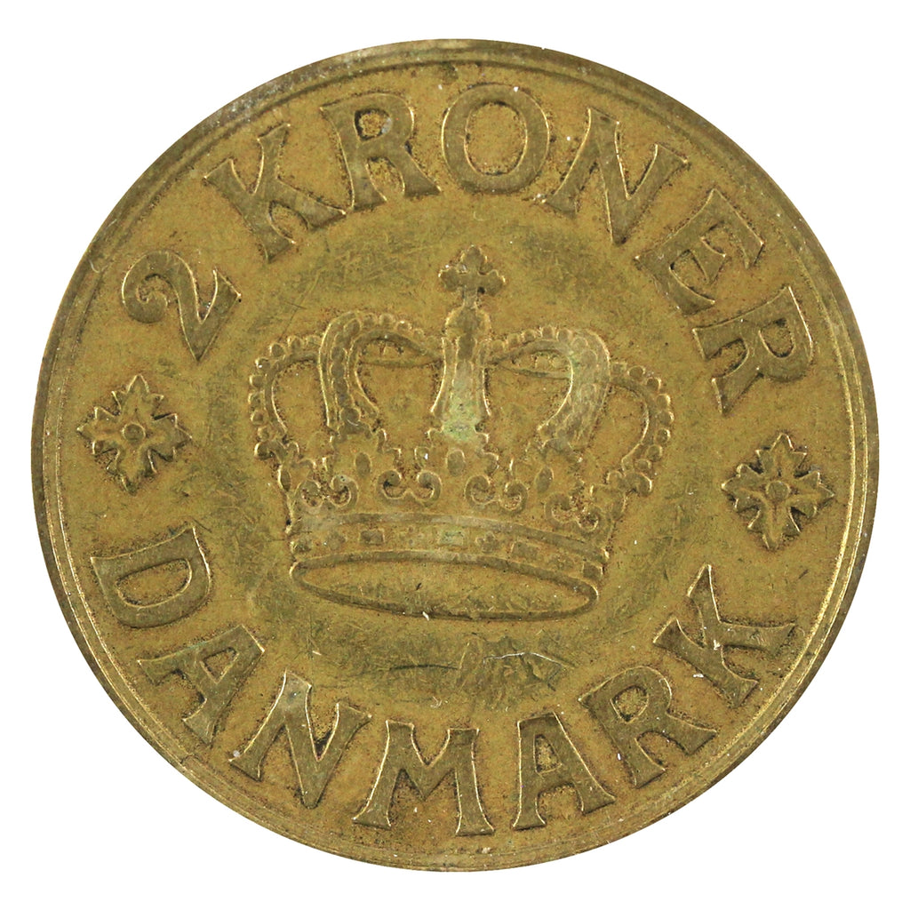 Denmark 1939N GJ 2 Kroner Extra Fine (EF40)