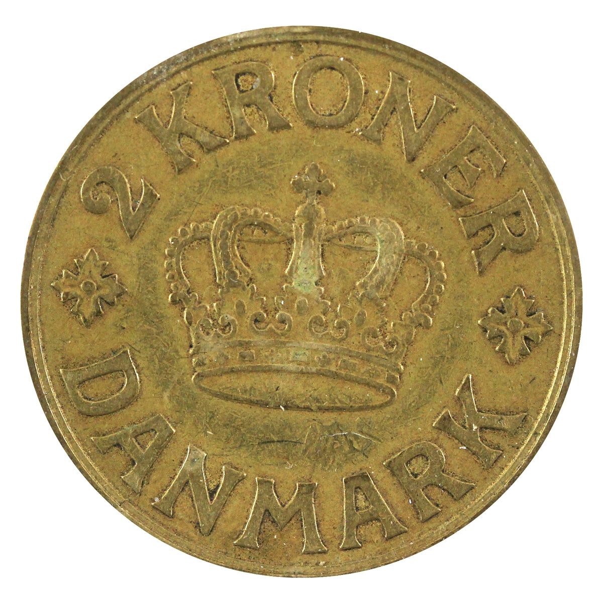 Denmark 1939N GJ 2 Kroner Extra Fine (EF40)