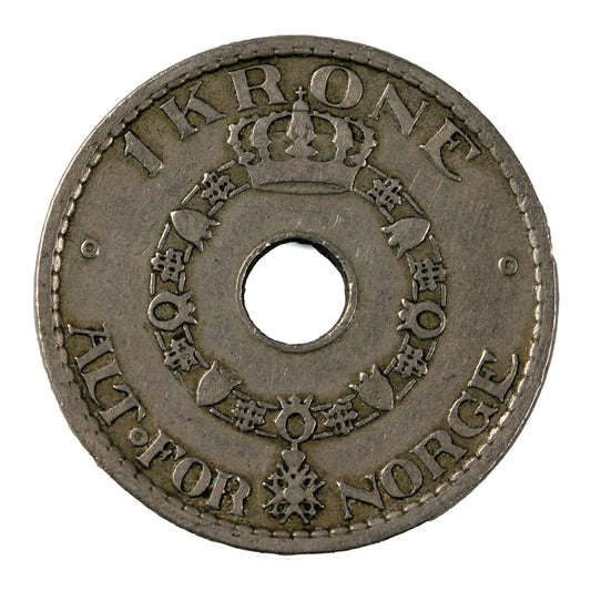 Norway 1927 Krone VF-EF (VF-30)