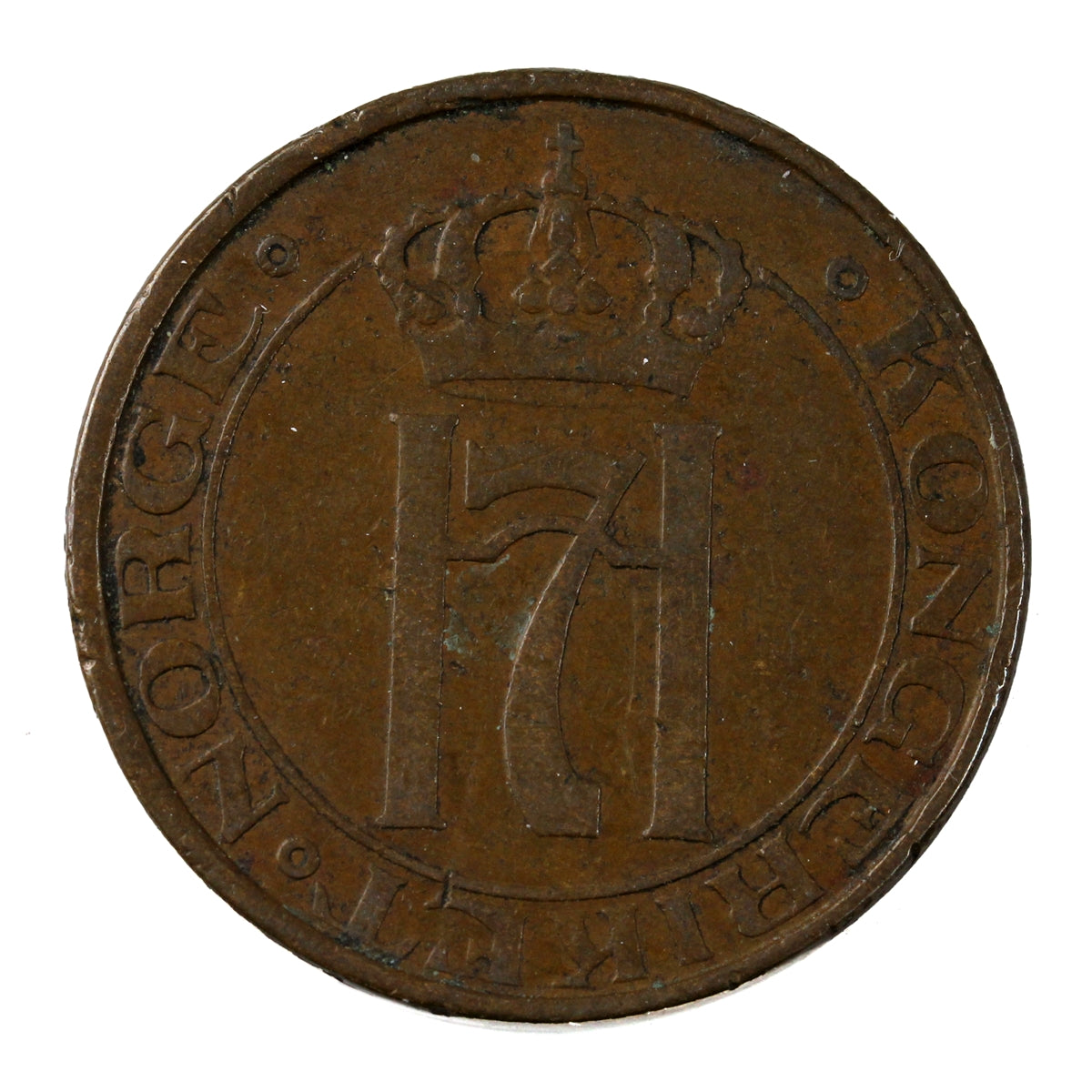 Norway 1930 5 Ore Extra Fine (EF-40)