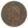 France 1864BB 10 Centimes Extra Fine (EF40)