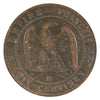 France 1864BB 10 Centimes Extra Fine (EF40)