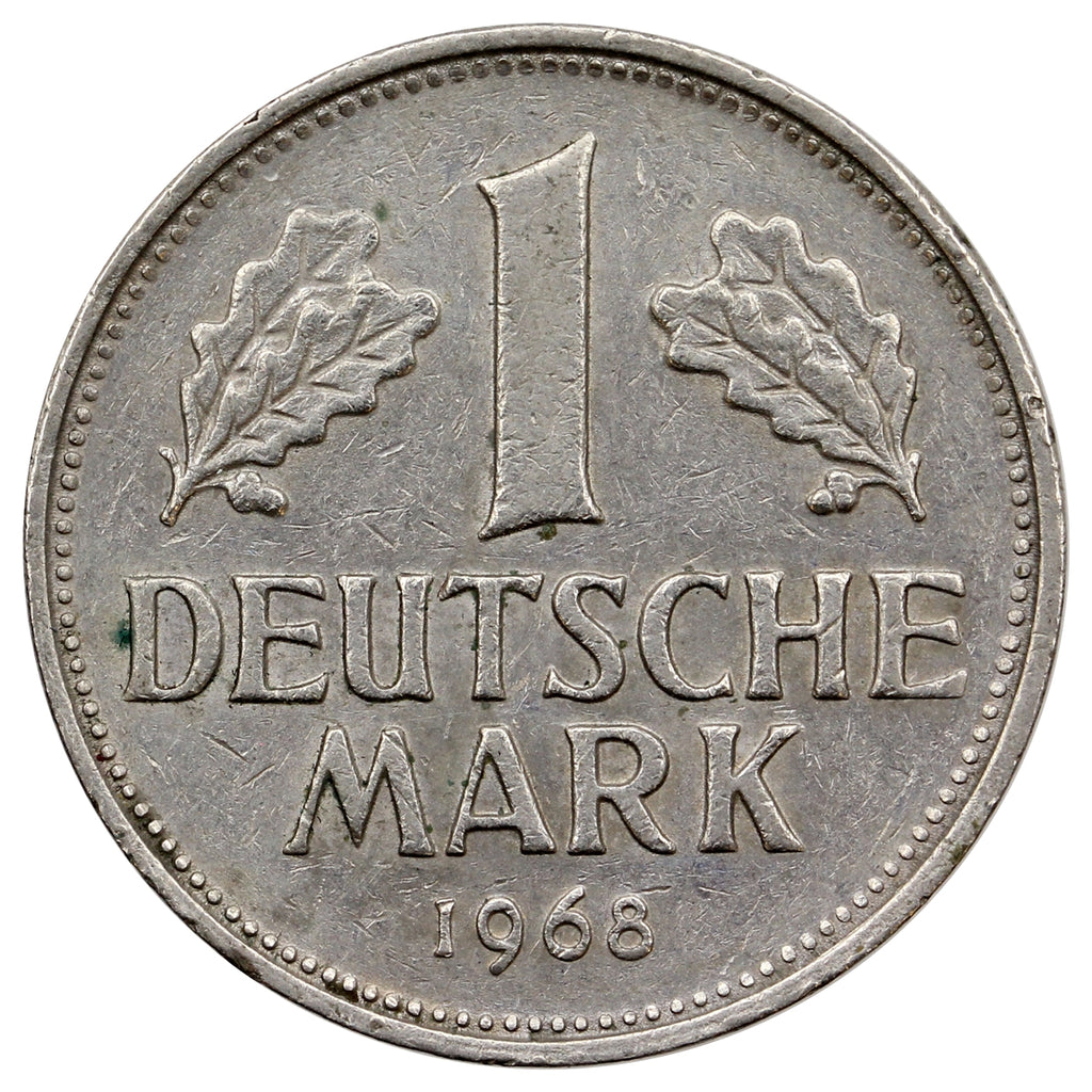 Germany 1968F Mark Extra Fine (EF40)