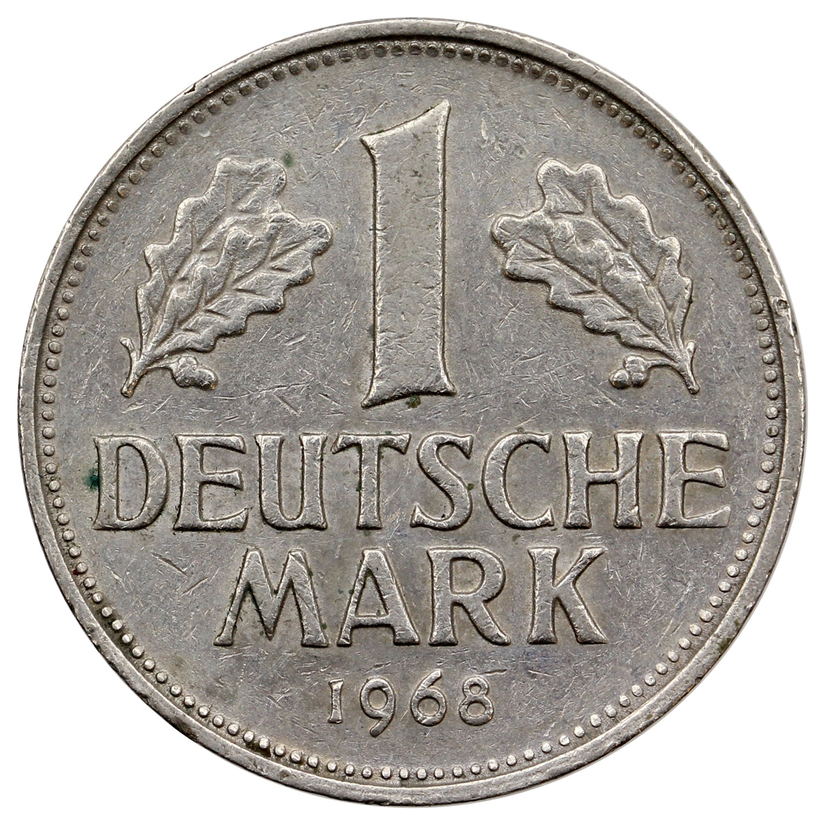 Germany 1968F Mark Extra Fine (EF40)