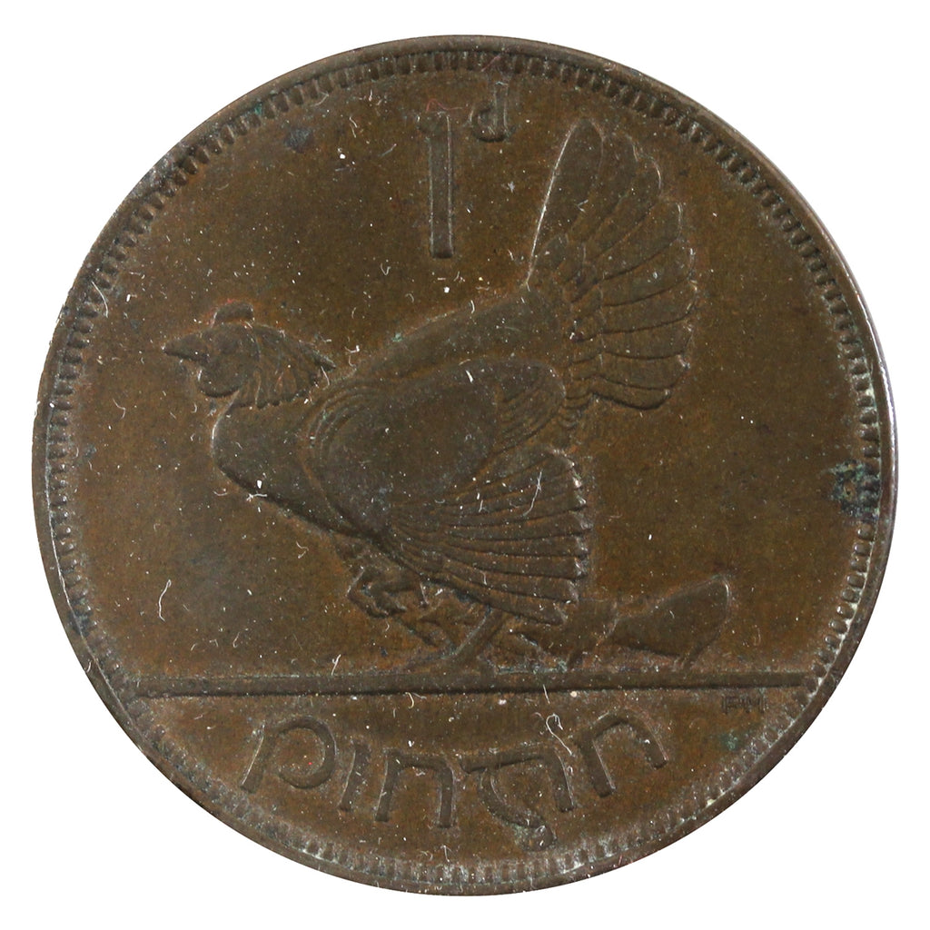 Ireland 1928 Penny EF-AU (EF45)